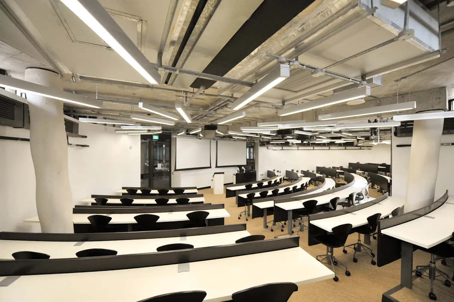 The Hive, NTU — tiered classroom