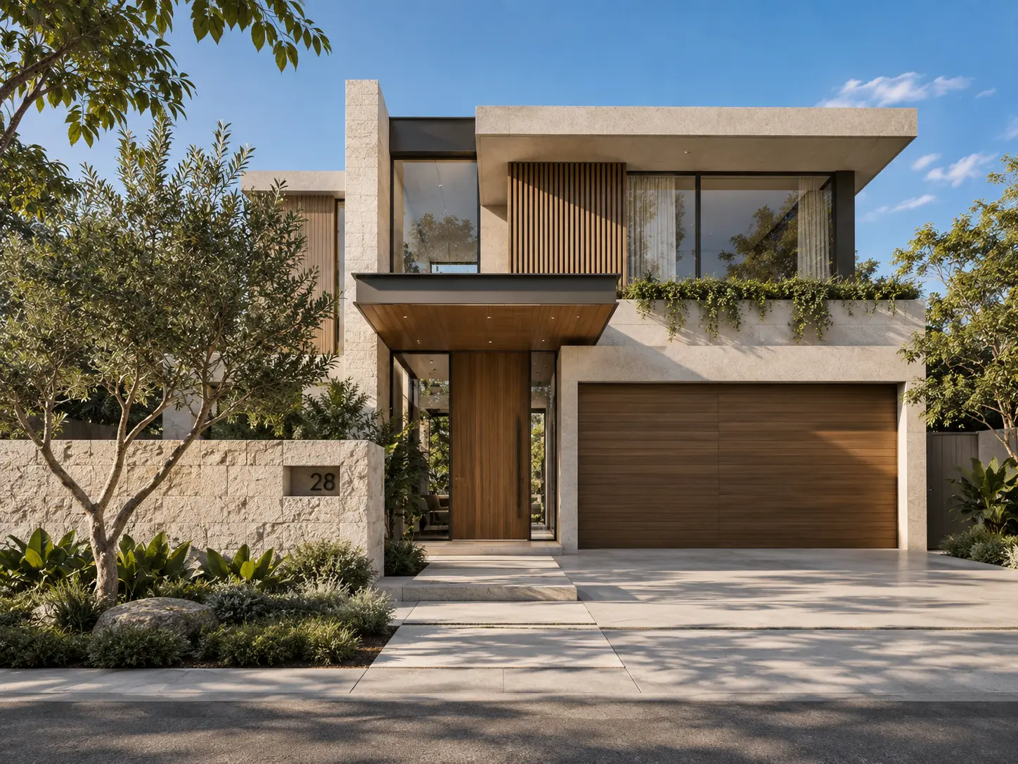 Integrated design and build for a contemporary residence