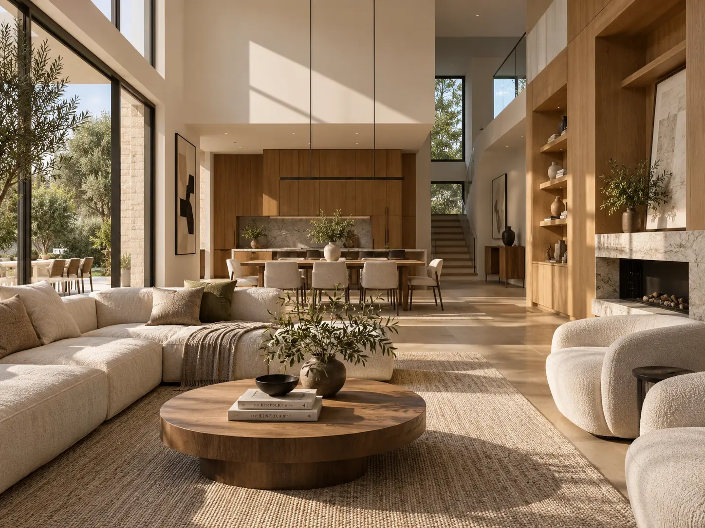 Interior architecture with carefully resolved spatial details